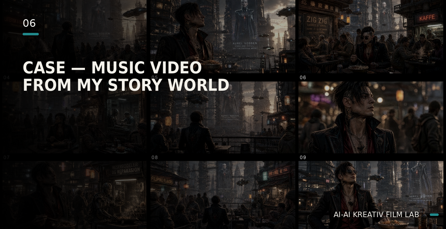 Case: Music Video from My Story World — course banner