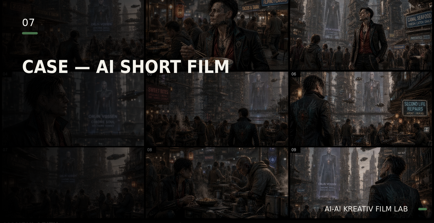 Case: AI Short Film — course banner